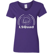 LSQUAD G500VL Ladies' 5.3 oz. V-Neck T-Shirt