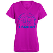 1790 Ladies’ Moisture-Wicking V-Neck Tee