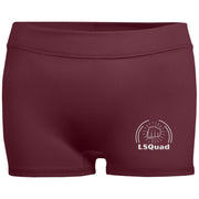 LSQuad  1232 Ladies' Fitted Moisture-Wicking 2.5 inch Inseam Shorts