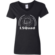 LSQUAD G500VL Ladies' 5.3 oz. V-Neck T-Shirt