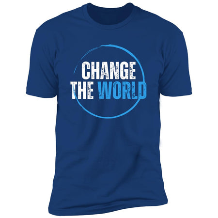 change the world NL3600 Premium Short Sleeve T-Shirt
