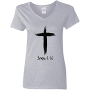 jean 3.16 G500VL Ladies' 5.3 oz. V-Neck T-Shirt