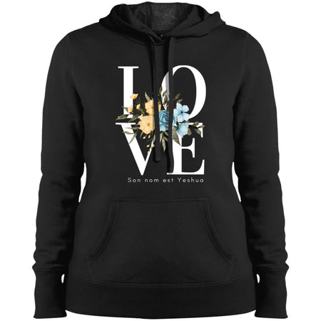 Son nom est Yeshua LST254 Ladies' Pullover Hooded Sweatshirt