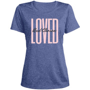 loved and chosen LST360 Ladies' Heather Scoop Neck Performance Tee