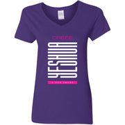 CRÉÉE À SON IMAGE YESHUA G500VL Ladies' 5.3 oz. V-Neck T-Shirt