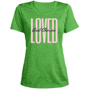 loved and chosen LST360 Ladies' Heather Scoop Neck Performance Tee
