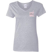 aimée et choisie  G500VL Ladies' 5.3 oz. V-Neck T-Shirt