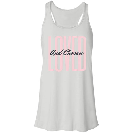 loved and chosen B8800 Flowy Racerback Tank